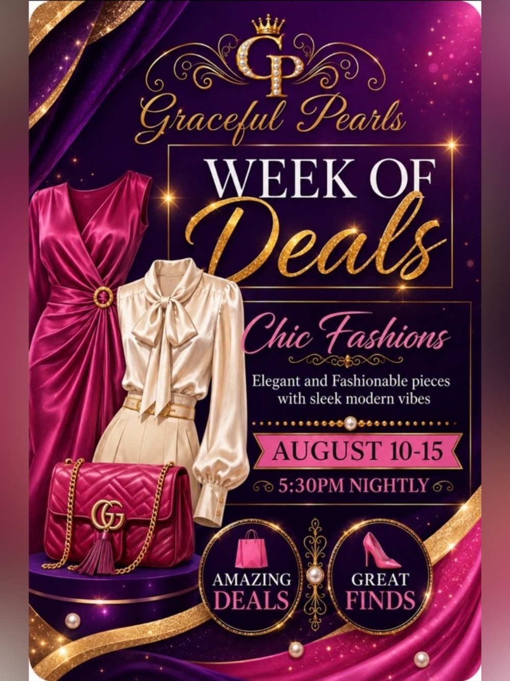 🎆⚡️🔥Graceful Pearls Week of Deals ✨🎇🪩
8/15/26
